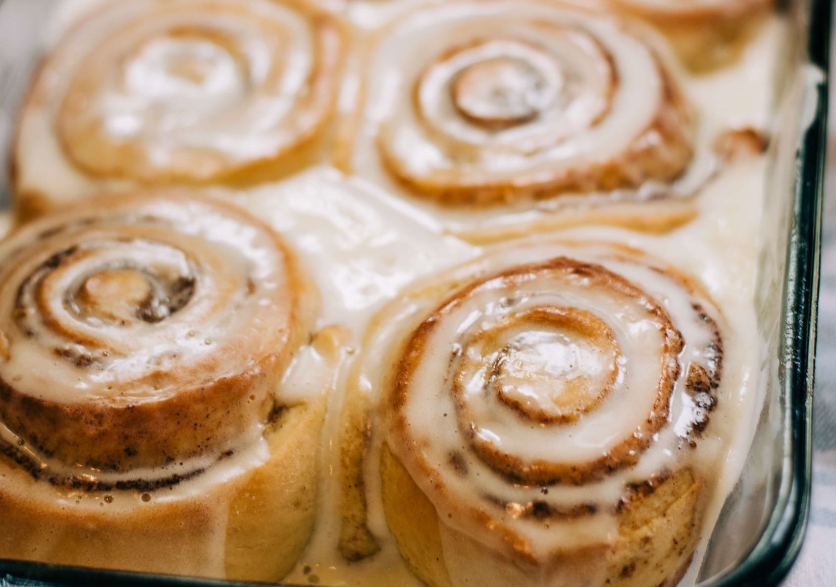 Fresh cinnamon rolls