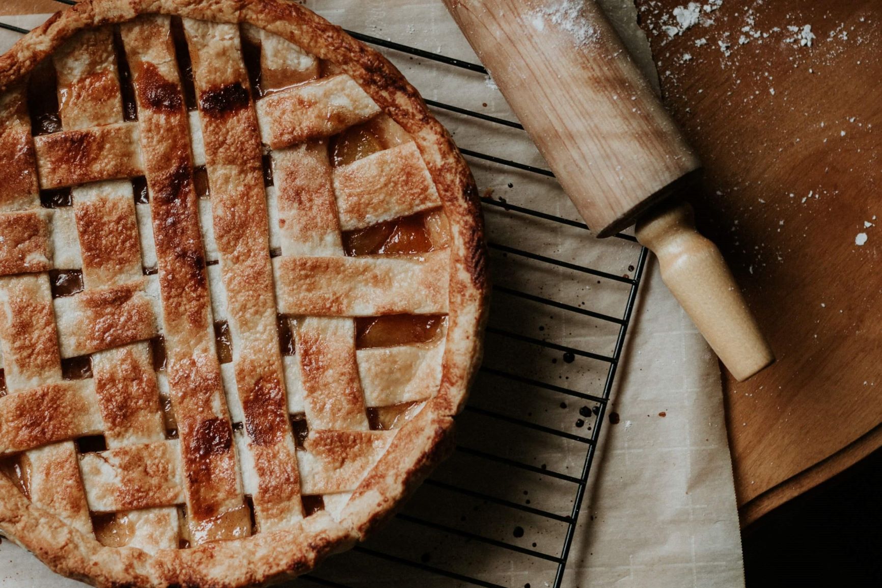 Freshly baked pies